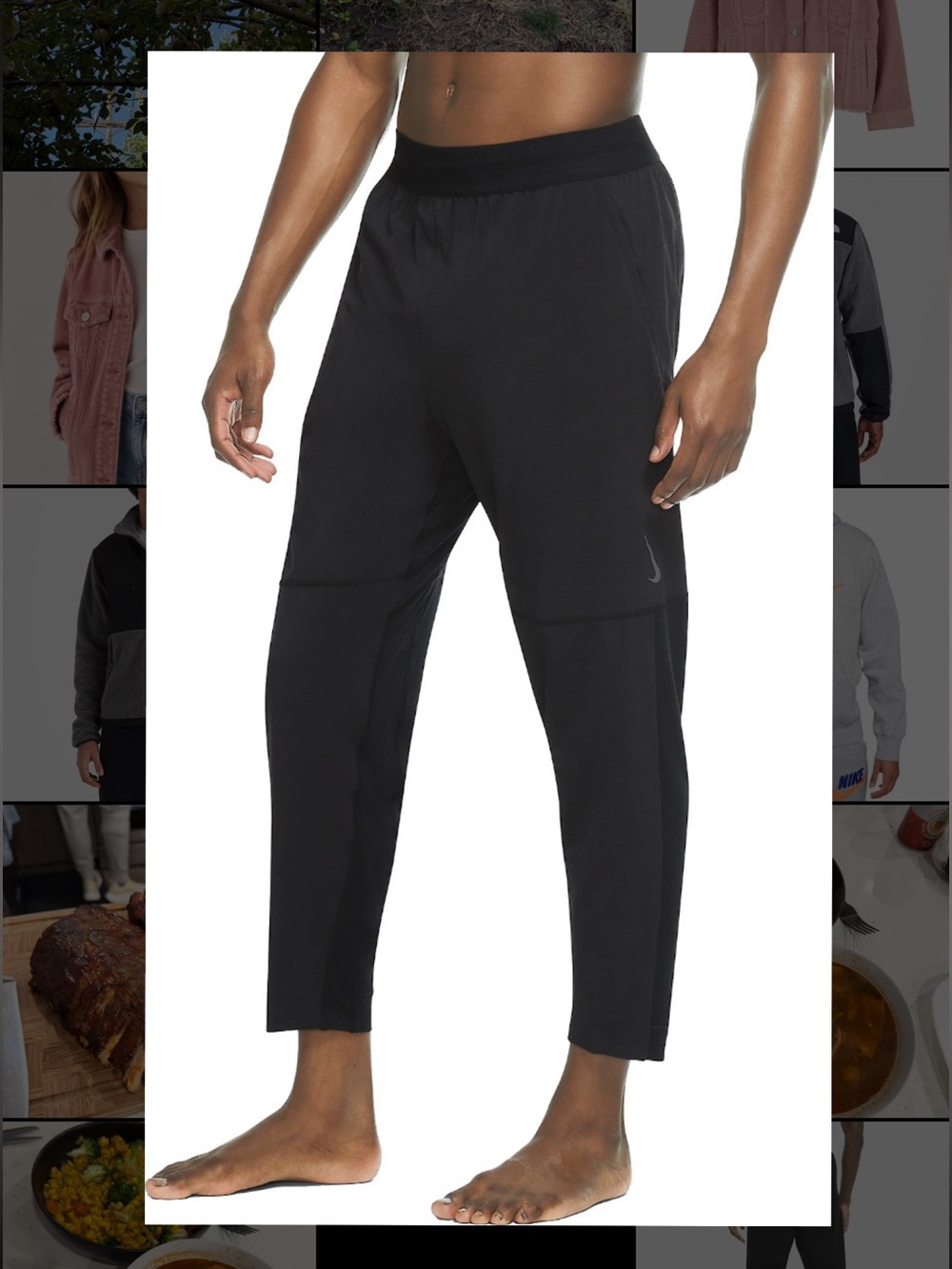 Nike Dri-FIT Yoga Pants - Black (Size S)